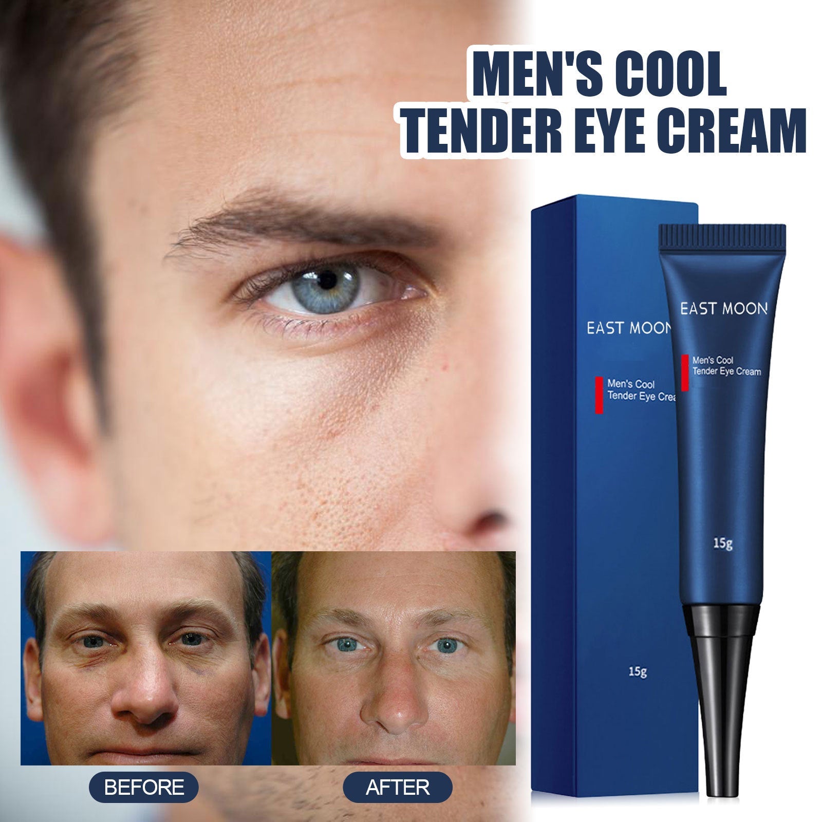 Men's Retinol Firming And Lightening Dark Circles Moisturizing Eye Cream - thatnatureworld