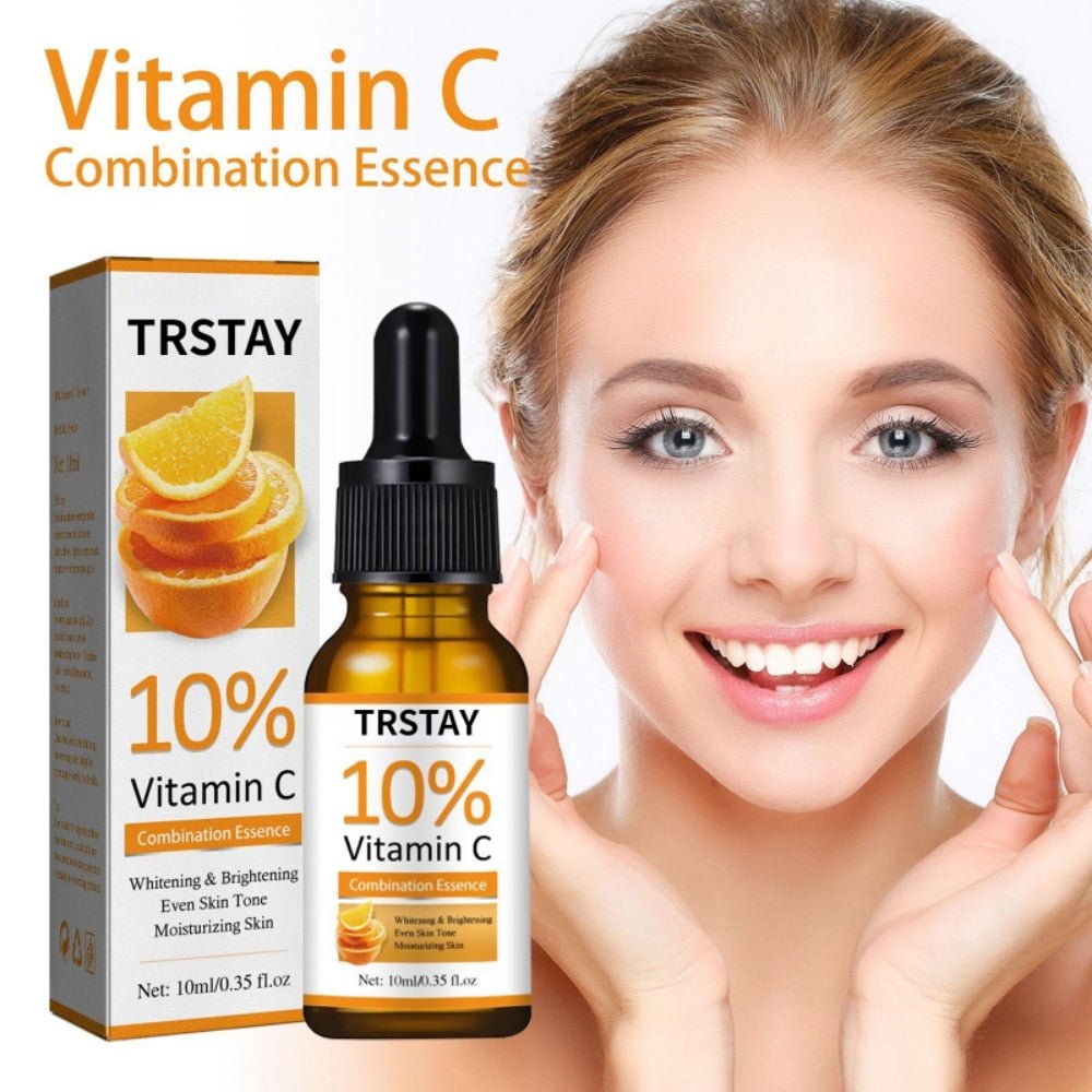 10% Vitamin C Whitening Facial Serum with Hyaluronic Acid, Rose Oil - thatnatureworld