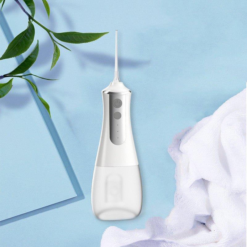 Oral Irrigator USB Rechargeable Water Floss. Portable Dental Water Flosser Jet 350ml. Irrigator Dental Teeth Cleaner 5 Jet
