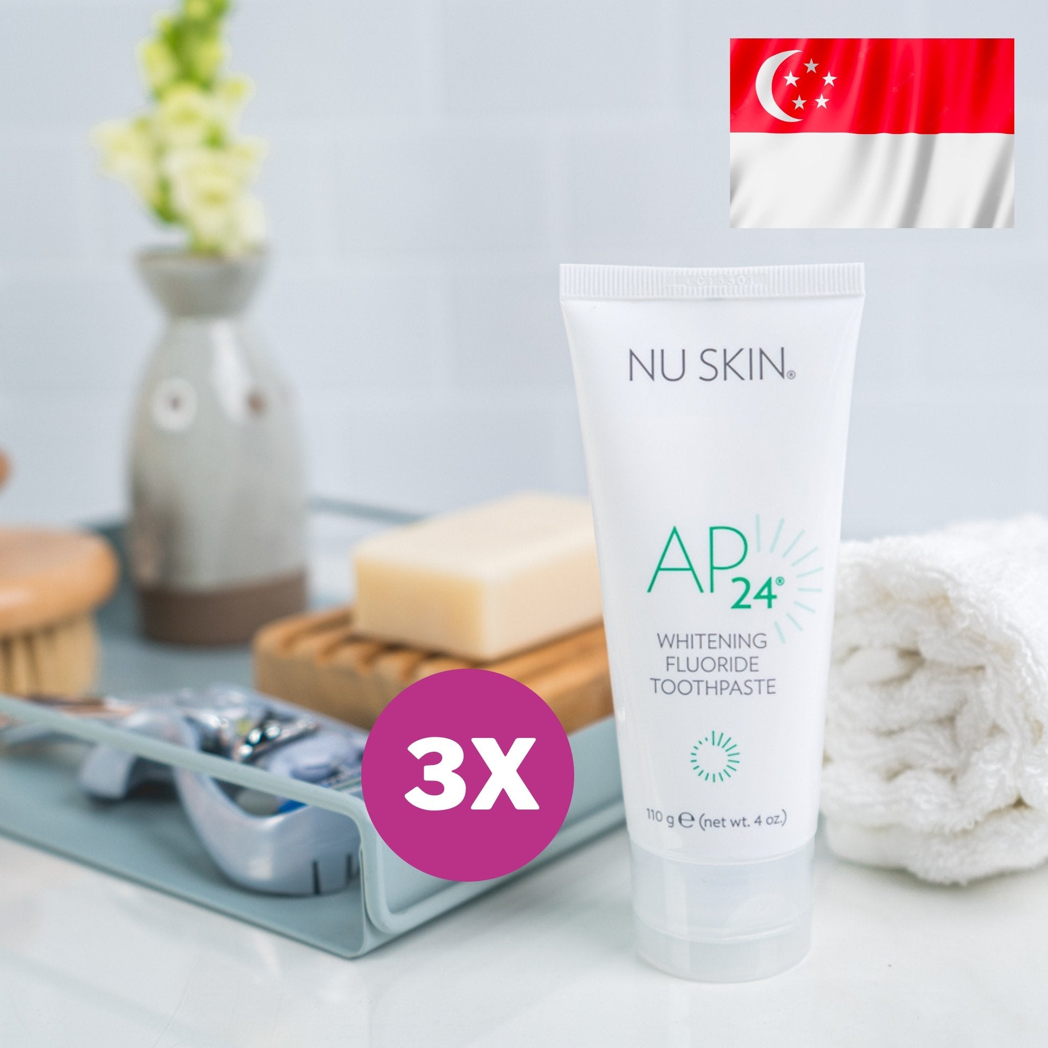 3x AP 24 Whitening Fluoride Toothpaste (Singapore-Shopee) - thatnatureworld
