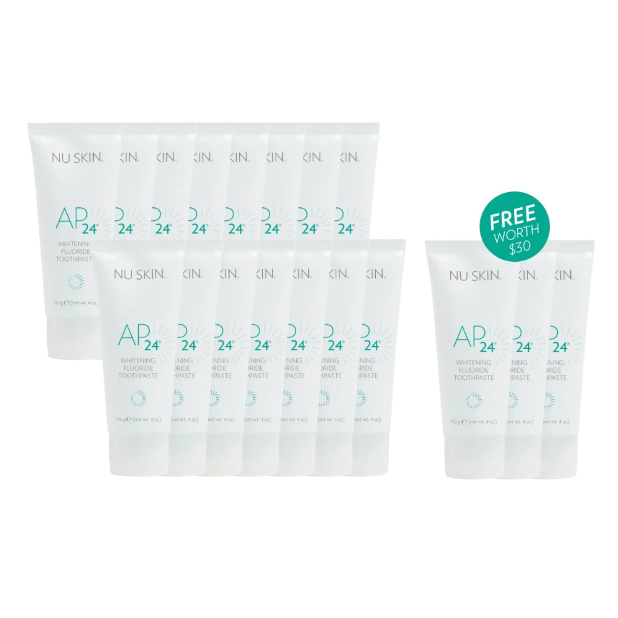 AP 24 Whitening Fluoride Toothpaste Bundle Pack - thatnatureworld