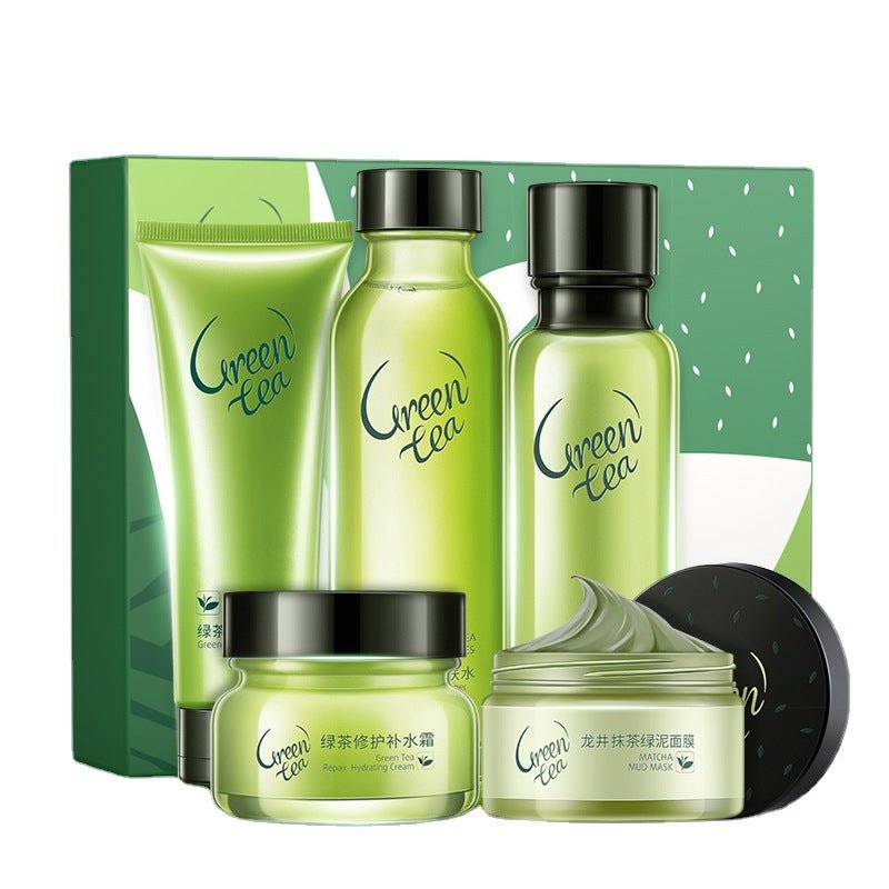 Green Tea Essence Herbal 5-Piece Set - thatnatureworld