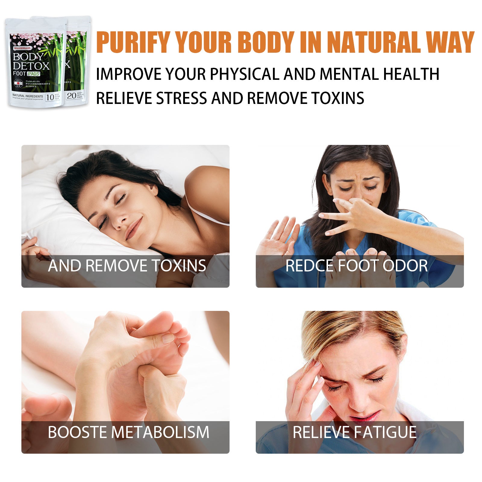 Natural Herbal Foot Patch For Beauty And Sleep - thatnatureworld