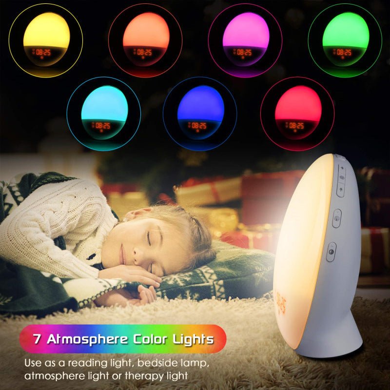 Simulation Nature Sounds Sleeping Light Alarm Clock - thatnatureworld