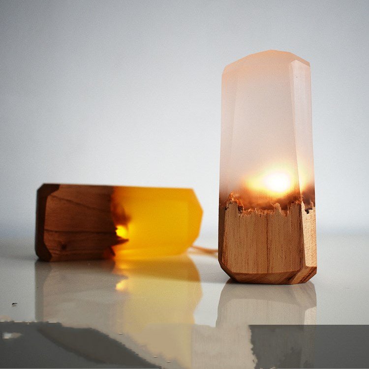 Solid wood sleep lamp - thatnatureworld