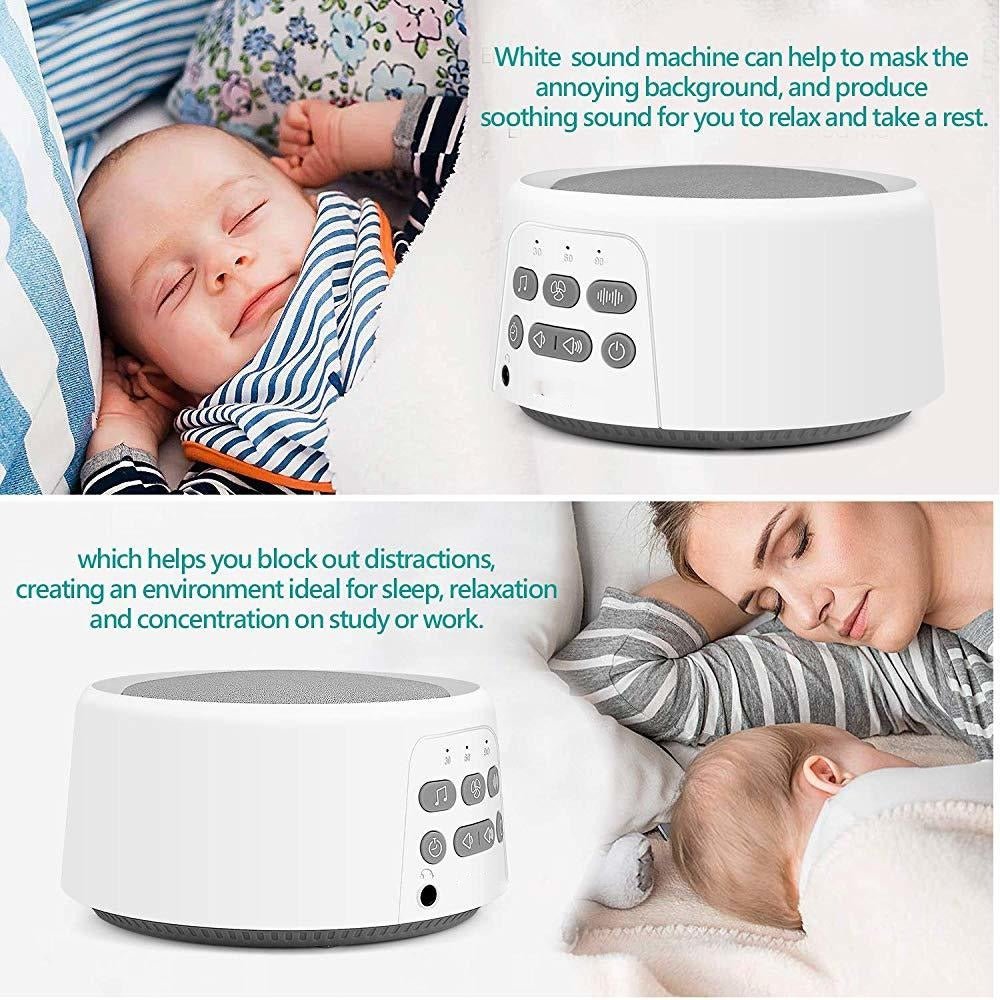 White Noise Relaxing Machine Sleep Aid. Sound Relaxation Therapy - thatnatureworld
