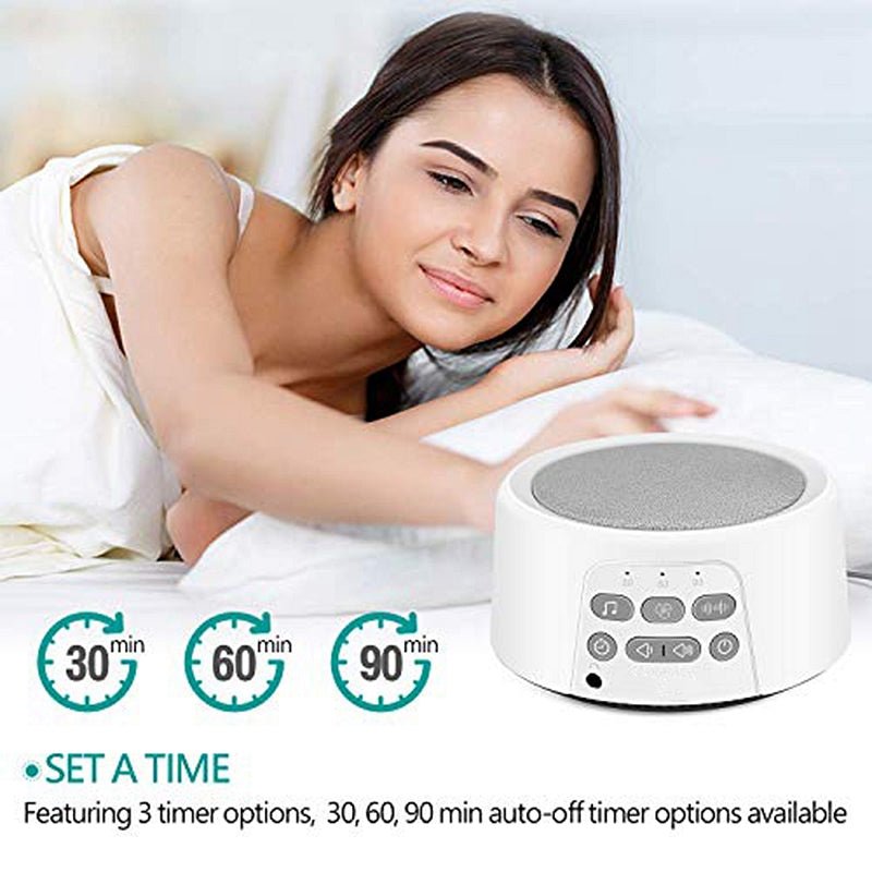 White Noise Relaxing Machine Sleep Aid. Sound Relaxation Therapy - thatnatureworld