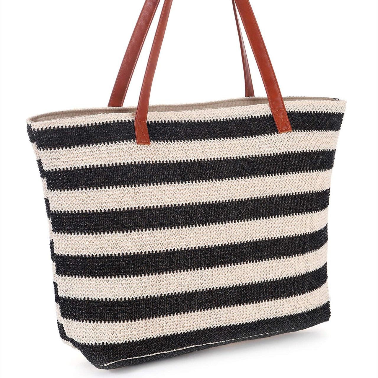 Women's Outdoor Popular Straw Beach Bag - thatnatureworld