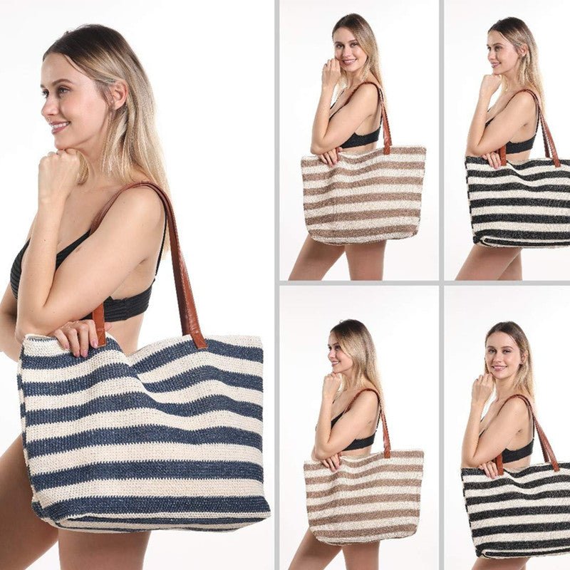 Women's Outdoor Popular Straw Beach Bag - thatnatureworld