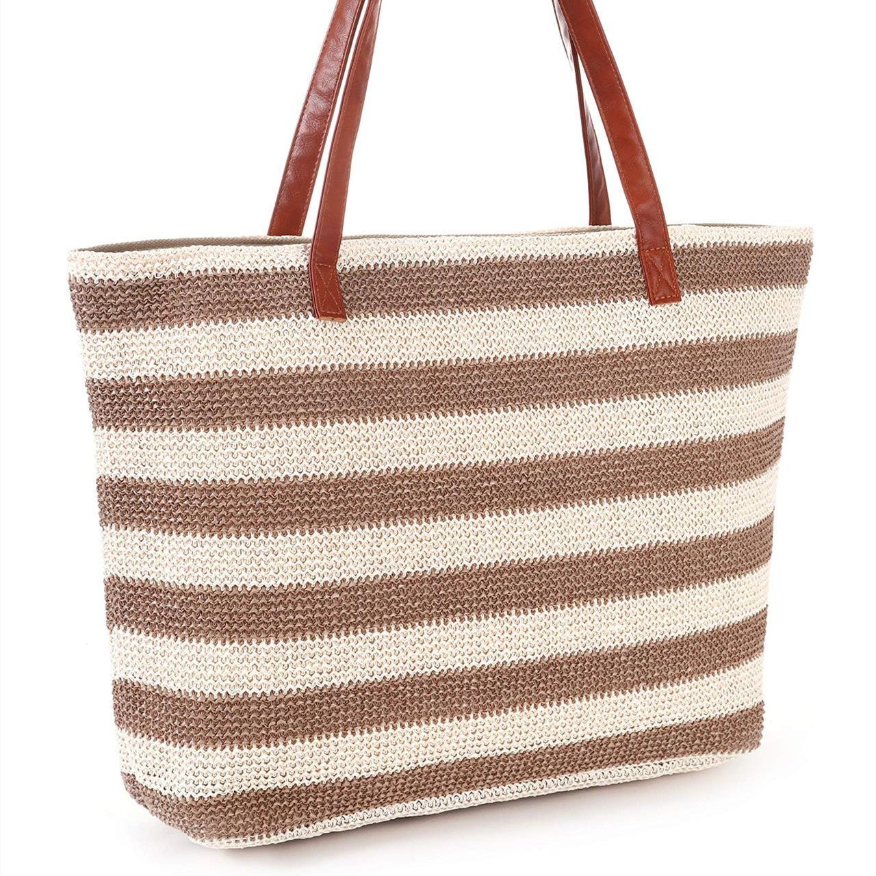 Women's Outdoor Popular Straw Beach Bag - thatnatureworld
